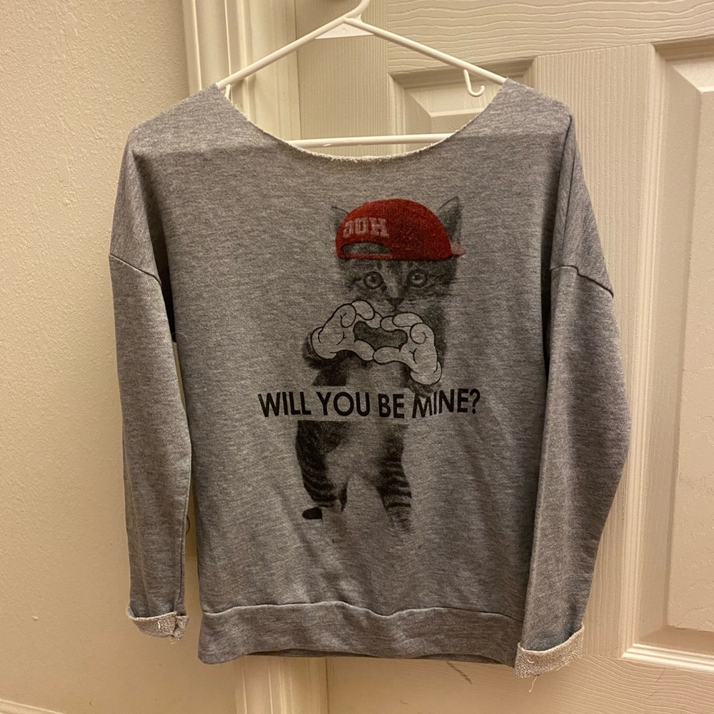 Graphic Kitty Sweater